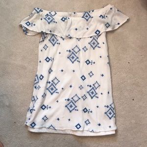 Charlotte Russe off the shoulder dress